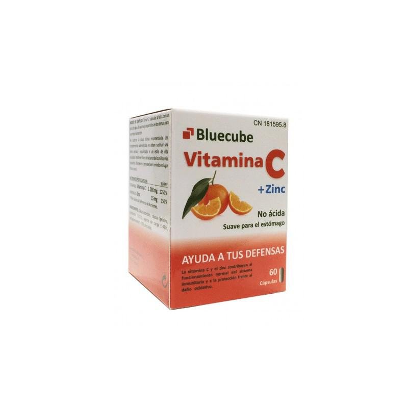 Bluecube Vitamina C Zinc 60 Cpsulas