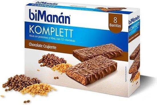 Bimanan Be Komplett Barritas #chocolate Crujiente 8 U
