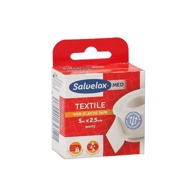 Salvelox Esparadrapo Txtil White 5mx2