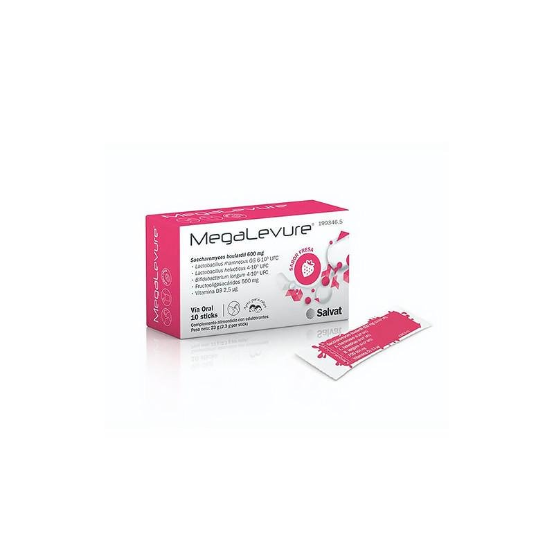Megalevure 10 Sticks Strawberry Flavour