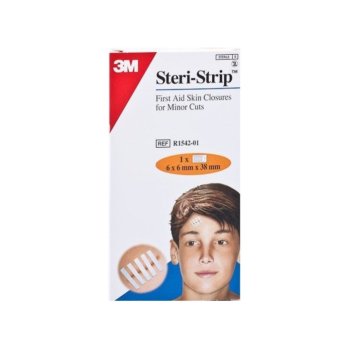 Steri Strip 3M 38 mm x 6 mm 6 Strips