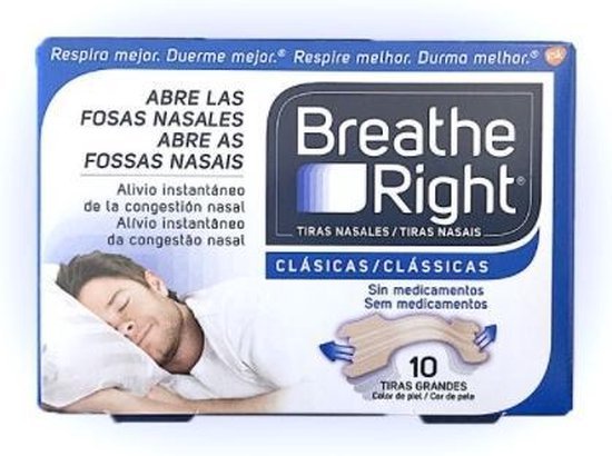 Breathe Right Nasal Strips Large Size 10 Units