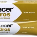 Tandpasta met drievoudige werking Lacer Oro (75 ml)