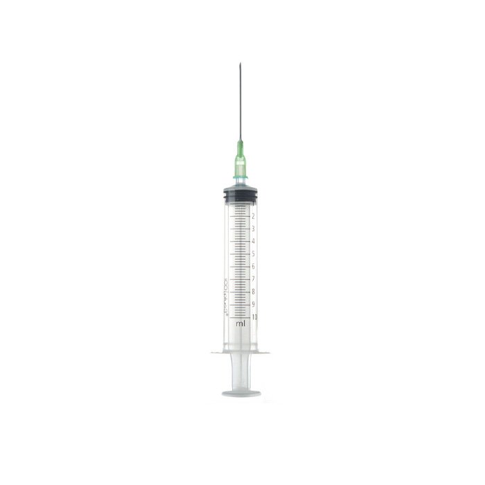 Ico Syringe With Needle 0,7x30 10ml G22 13/16
