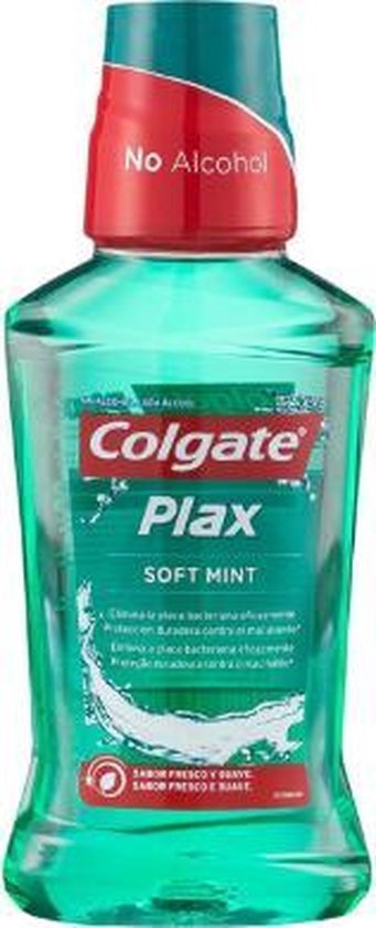 COLGATE PLAX SOFT MINT MONDWATER tegen slechte adem