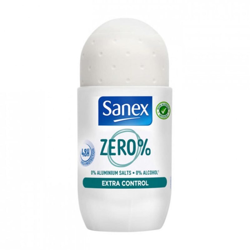 Zero% Extra-control Deo Roll-on By Sanex 50 Ml