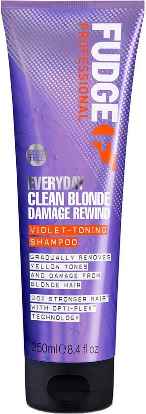 Fudge Everyday Clean - Blonde Damage Rewind - Shampoo - 250 ml