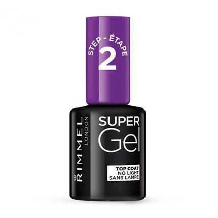RIMMEL Super Gel Top Coat lakier utrwalaj cy efekt elowego manicure 12ml