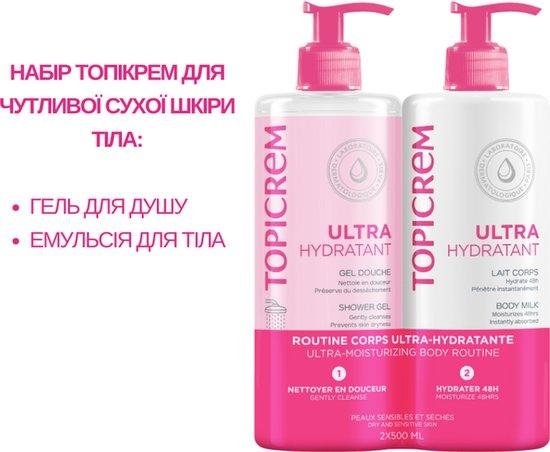 Topicrem Uh Ultra-moisturizing Body Milk Lot 2 Pcs
