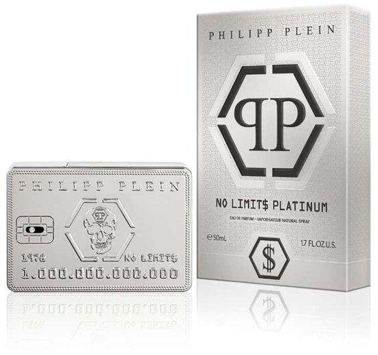 Philipp Plein, No Limits Platinum, Eau De Parfum, For Men, 50 ml
