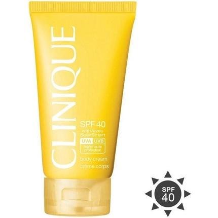 Body Cream SPF 40 Waterproof sunscreen on body
