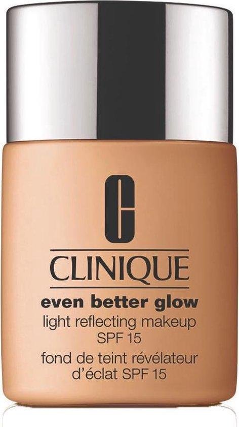 Clinique, Even Better Glow, Light Reflecting, Liquid Foundation, WN 98, Cream Caramel, SPF 15, 30 ml