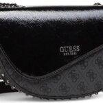 Guess, Guess, Convertible Xbody Flap, Textile Crossbody Bag, Black, 85 x 50 cm, For Women