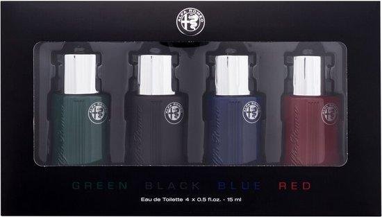 Alfa Romeo EDT set - 15 ml Green - 15ml - Black - 15ml Blue - 15ml Red