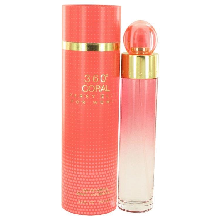 Perry Ellis 360 Coral Eau De Parfum Spray 100 ml for Women