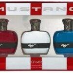 Set Ford: Mustang Blue, Eau De Toilette, For Men, 30 ml + Mustang Red, Eau De Toilette, For Men, 30 ml + Mustang White, Eau De Toilette, For Men, 30 ml
