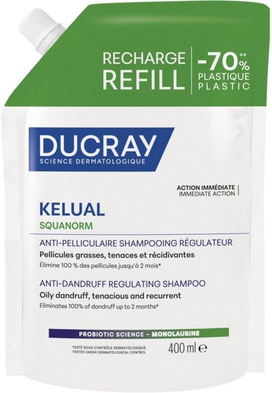 KELUAL SQUANORM shampoo for oily dandruff refill 400 ml
