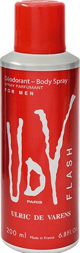 Ulric De Varens, Flash, Deodorant Spray, For Men, 200 ml