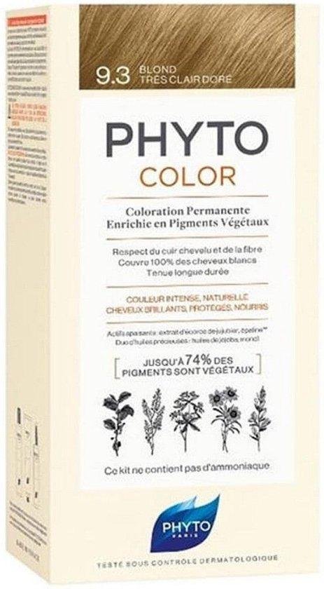Phyto Phytocolor Haarkleuringcolor Permanent Color 9 3 Blond TrA s Clair DorA