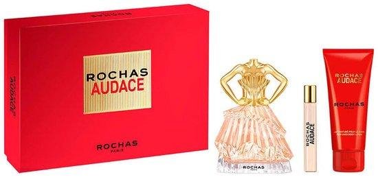 Rochas Audace Eau De Perfume Spray 90ml Set 3 Pieces