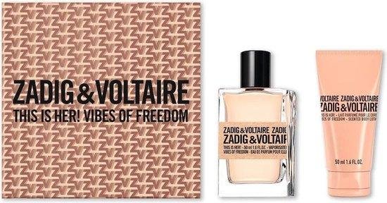 Set Zadig & Voltaire: This Is Her! Vibes Of Freedom, Eau De Parfum, For Women, 50 ml + This Is Her! Vibes Of Freedom, Hydrating, Body Lotion, 50 ml