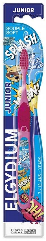 Elgydium, Junior Splash, Toothbrush, Blue