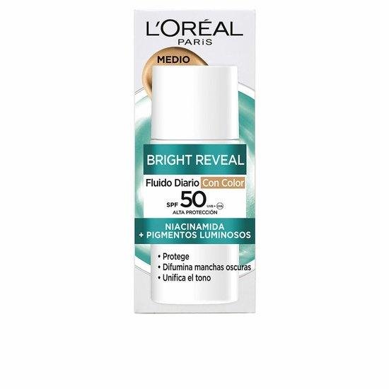 BRIGHT REVEAL NIACINAMIDA fluido diario SPF50 #medio 50 ml