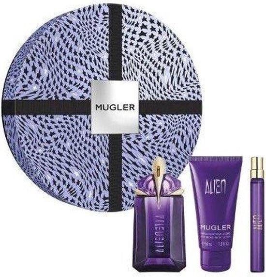 Set Thierry Mugler: Alien, Eau De Parfum, For Women, 60 ml + Alien, Hydrating, Body Lotion, 50 ml + Alien, Eau De Parfum, For Women, 10 ml