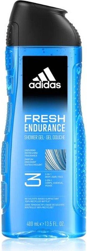 Adidas, Fresh Endurance, Cleanses, Shower Gel, For Body, Face & Hair, All Skin Types, 250 ml