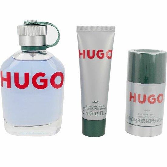 Hugo Man Eau De Toilette Spray 125ml Set 3 Pieces