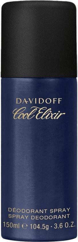 Davidoff Cool Elixir, Mannen, Deodorant, Spuitbus deodorant, Spray, 150 ml, Roze