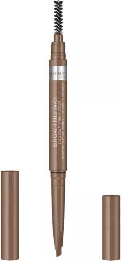 Rimmel London Brow This Way Eyebrow Pencil #01-blonde 0.25 G