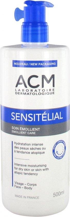 Laboratoire ACM, Sensitelial, Emollient, Body Cream, Body, Daily, 500 ml