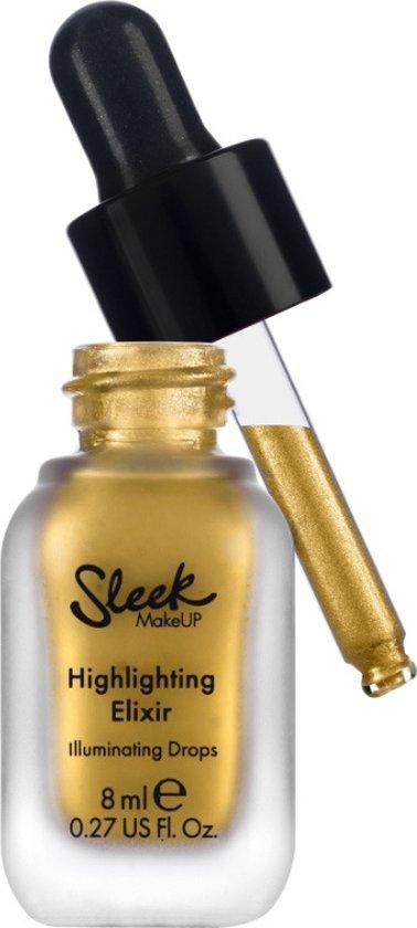 Sleek MakeUP, Elixir, Liquid Highlighting Drops, For Shoulders & Decollete, Gold, 8 ml