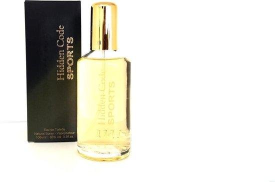 Fine Perfumery, Hidden Code Sports, Eau De Toilette, For Men, 100 ml