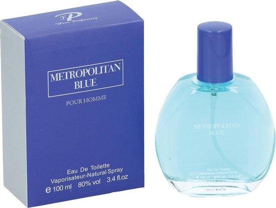 Fine Perfumery, Metropolitan Blue, Eau De Toilette, For Men, 100 ml