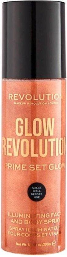 Makeup Revolution, Glow Revolution, Vegan, Illuminating, Spray, For Face & Body, 200 ml