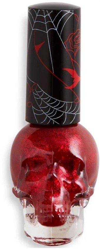 Makeup Revolution, Skull Edition, Nail Polish, Bloodthirsty, 12.5 ml