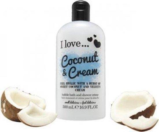 I Love, Coconut & Cream, Nourishing, Shower Cream, 500 ml