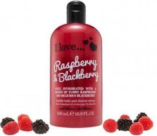 I Love, Raspberry & Blackberry, Body Wash, 500 ml