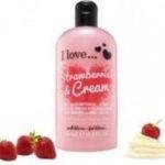 I Love, Strawberries & Cream, Hydrating, Shower Cream, 500 ml
