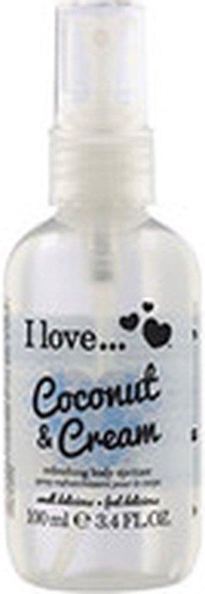 I Love, Coconut & Cream, Scented Spray, For Women, 100 ml