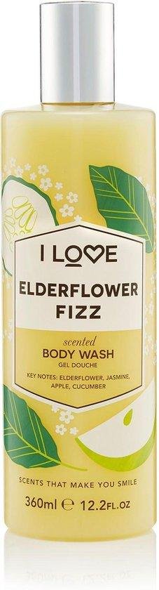 I Love, Signature Collection, Paraben-Free, Cleansing, Elderflower Fizz, Body Wash, 360 ml
