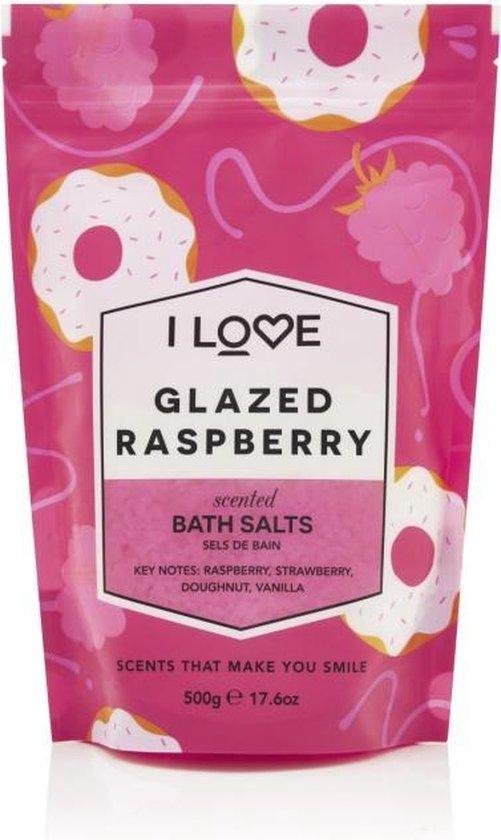 I Love, Signature Collection, Glazed Raspberry, Bath Salt, 500 g