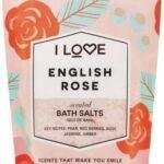 I Love, Signature Collection, English Rose, Bath Salt, 500 g