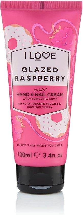 I Love, Signature Collection, Moisturizing, Hand & Nail Cream, Glazed Raspberry, 100 ml