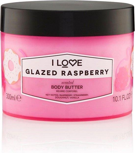 I Love, Signature Collection, Vegan, Hydrating, Glazed Raspberry, Body Butter, 330 ml