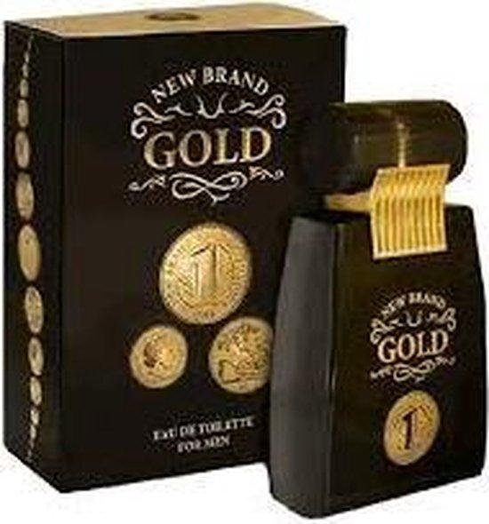 New Brand, Gold, Eau De Toilette, For Men, 100 ml