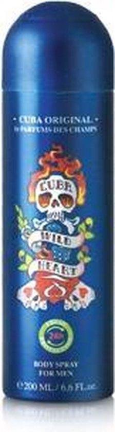 CUBA WILD HEART BODY SPRAY 24H PROTECTION