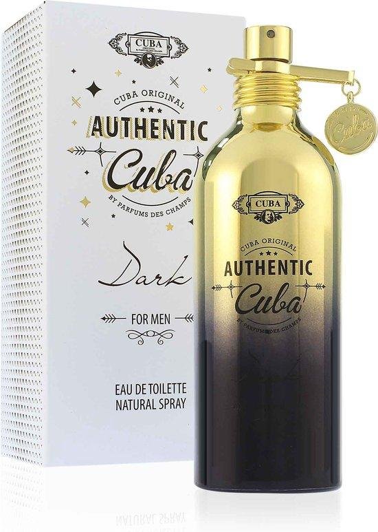 Cuba Authentic Dark(m)edt Sp 3.3oz(li Free)